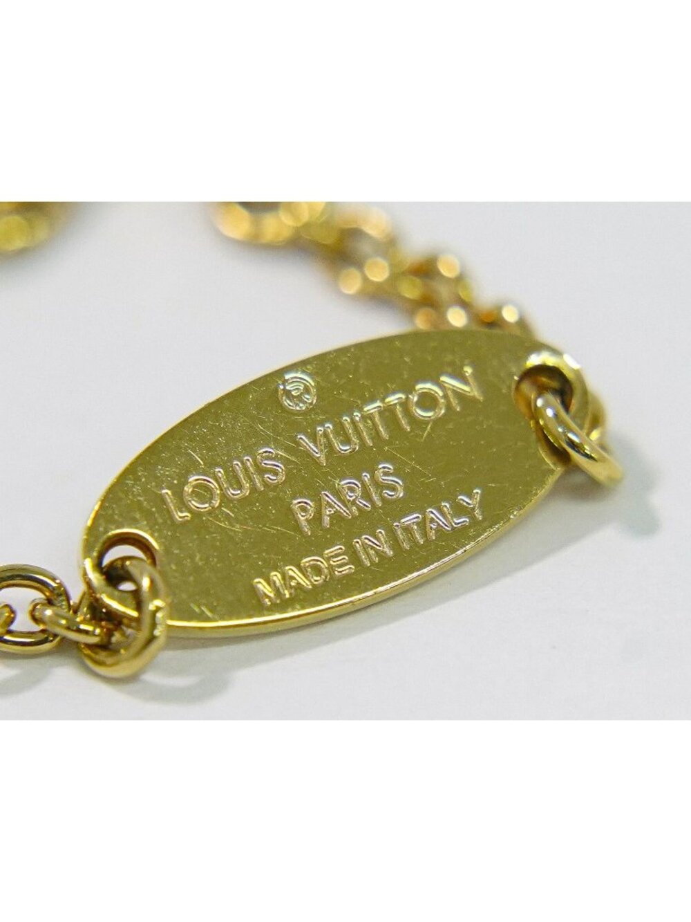 Louis Vuitton Bracelet LV Iconic Line Stone Gold Plated - Picture 8 of 9